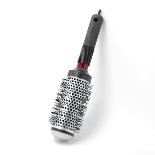 Cricket Technique Thermal Hair Brush #370 1.75” for Blow-Drying, Curling, and Styling – Heat-Retaining Barrel with Anti-Static Tourmaline Bristles, Round Thermal Brush, Ideal for All Hair Types