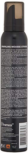 Framesi BY Lava Sparkling Mousse, Strong Hold Hair Mousse for Color Treated Hair, 6.9 oz