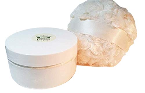 Magnolia Scented Dusting Powder Gift Set - 8 oz Jar Talc-Free Silk Powder - Silk Puff