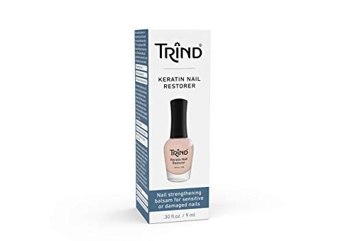 Trind Keratin Restorer, Nail Strengthener for Damaged Nails 9ml