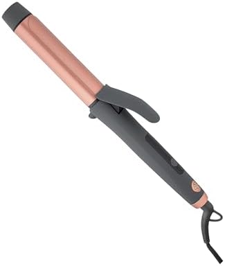Hairitage Curl Envy Hair Curling Iron 1 1/4 Inch - Ceramic Tourmaline Curling Iron 1.25' Barrel - Silky Smooth + Bouncy Curls - 4 Digital Heat Settings up to 450 Degrees - Auto Shut-Off