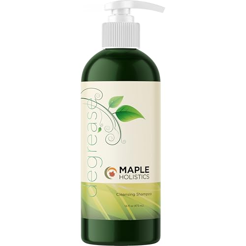 Oily Hair Shampoo for Greasy Hair - Clarifying Shampoo for Oily Hair and Dry Scalp Cleanser for Build Up - Deep Cleansing Shampoo for Oily Scalp Toner with Purifying Essential Oils for Hair Care