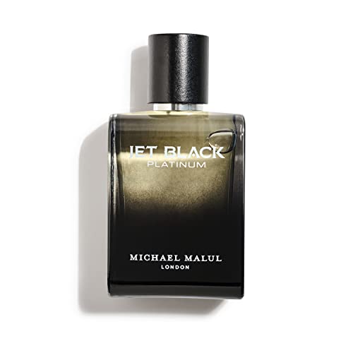 Michael Malul Jet Black Platinum Eau de Parfum for Men - 100ml | 3.4oz