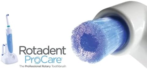 Long-Tip Replacement Brush Head; Elongated Brush Head; Compatible with Rotadent ProCare and Contour