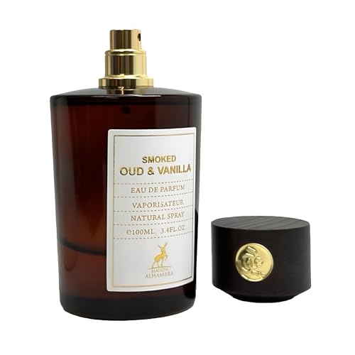 Maison Alhambra Smoked Oud & Vanilla for Unisex Eau de Parfum Spray, 3.4 Ounce / 100 ml