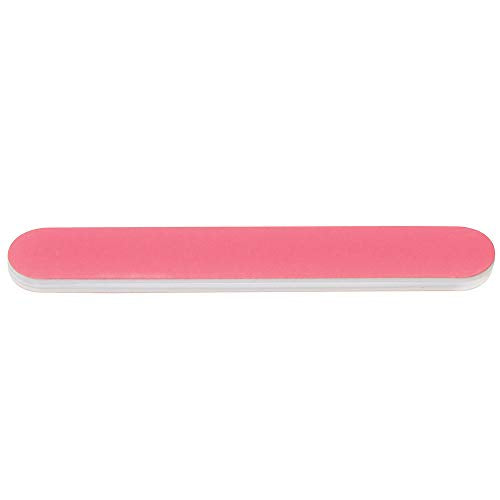 ForPro Professional Collection Mini Foam Board, Double-Sided Nail File, Pink, Black, 400/600 Grit, 3.5” l x .5” w, 50 Count