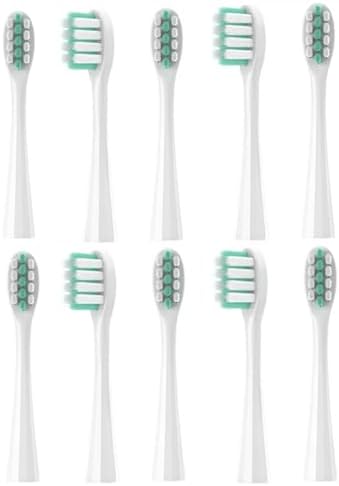 Replacement Toothbrush Heads Compatible with 7MAGIC Model D36-10 Pack White
