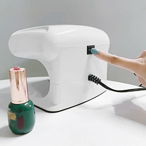 Nail Dryer for Regular Polish, 200W Nail Drying Fan with Sensor and Hot and Cool Air for Home Use