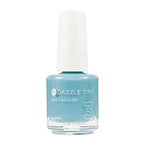 Dazzle Dry Nail Lacquer (Step 3) - Spearmint Tea - A turquoise crème. Full coverage cream. (0.5 fl oz)