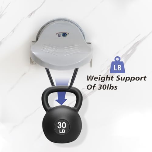 GH Upgraded Robust Grip Shower Foot Rest for Shaving Legs Non Slip Powerful Suction Cup Step aid Portable Stool for Inside Shower -Gray