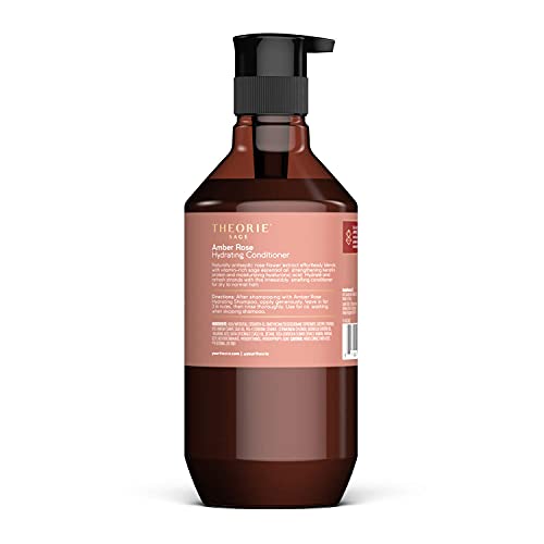 Theorie Amber Rose Hydrating Conditioner- Refresh & Hydrate, Irresistible Scent of Rose, Jasmine & Amber, Suited For All Hair Types-Color & Keratin Treated Hair, 800ML