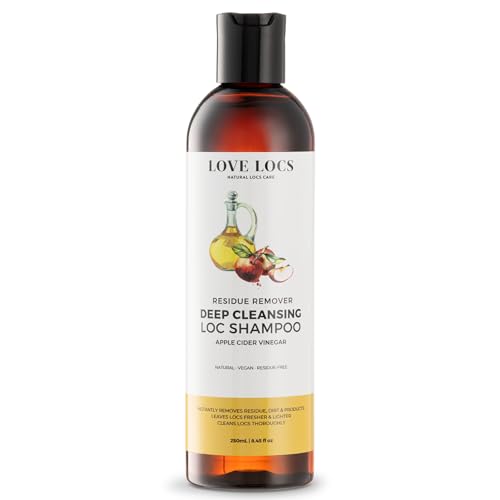 Apple Cider Vinegar Deep Cleansing Dreadlock Shampoo | Clarifying Cleanser for Build Up | Residue Remover | ACV Loc Shampoo | Hair Detox | Natural | Vegan | Residue Free