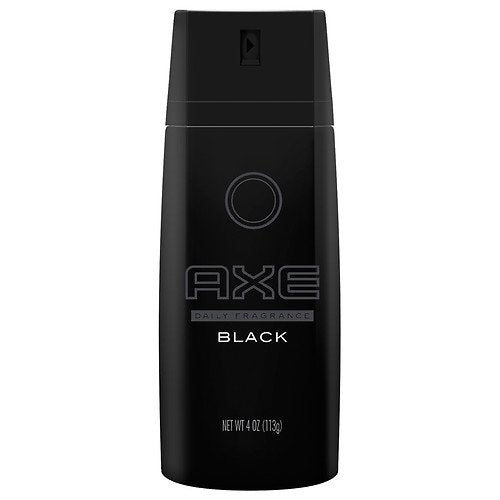 AXE Black Body Spray for Men Daily Fragrance 4 oz(Pack 2)