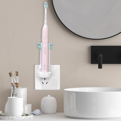 Direct Plug-in Wall Charger Base for Philips Sonicare | Fits 4100/5100/5300/6500 & HX63/65/67/68/89xx/91xx | Hygienic White | Excludes AI/9900 & DiamondClean Smart (Plug-in)