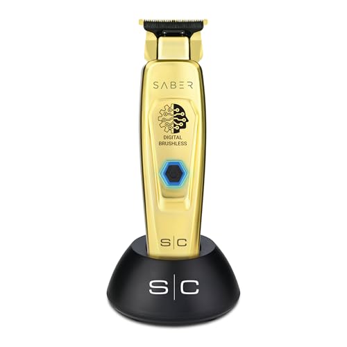 StyleCraft Saber and Precision Saber Professional Full Metal Body Digital Brushless Motor Cordless Hair Trimmers
