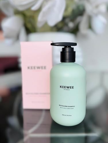 Skin Research Institute KEEWEE Hair Growth Shampoo with Biotin, Niacinamide, Green Tea & Ginkgo – Thickening for Thinning Hair & Hair Loss | Sulfate-Free, Color-Safe, Scalp-Calming