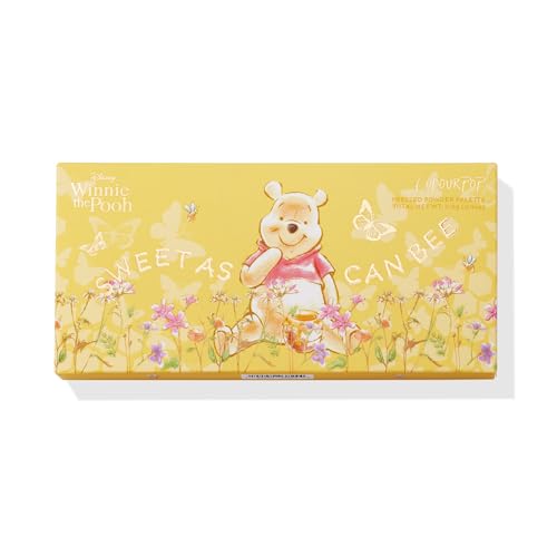 ColourPop x Winnie the Pooh Sweet As Can Bee Eyeshadow Palette - Honey Tone Eye Makeup Palette with Metallic, Matte & Matte Sparkle Finishes - High-Pigment Formula (0.4 oz)