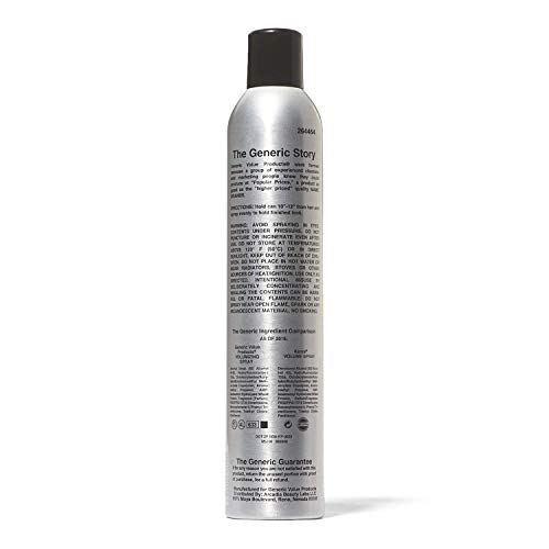 Generic Value Products Volumizing Hair Spray, Strong Hold, Control, and Volume, FastDrying, Humidity Resistant, 14 Oz