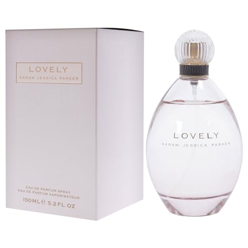 Lovely by SJP - Sweet, Floral, Musky Amber Woody Eau De Parfum Spray Fragrance for Women - With Notes of Mandarin, Bergamot, Apple, and Cedarwood - Intense, Long Lasting Scent - 5.2 oz