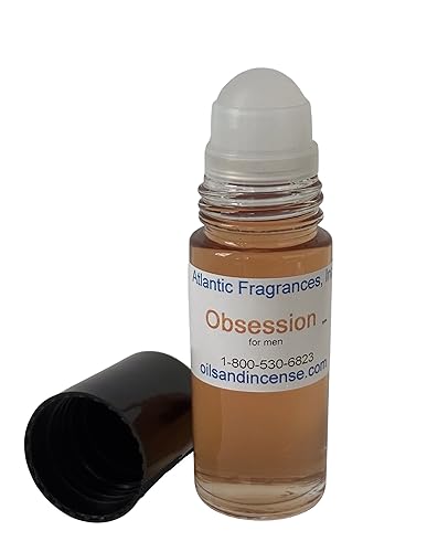 Atlantic Fragrances OBSESSION (For Men) Premium Quality Cologne Oil IMPRESSION 30 ML Roll-on bottle