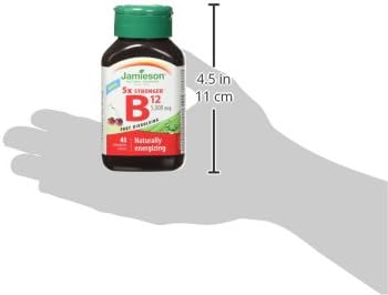 Jamieson Vitamin B12 5,000 mcg, 45 tabs