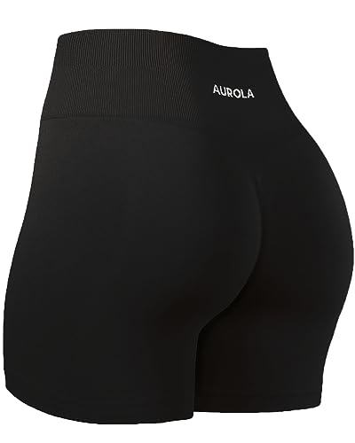 AUROLA 4.5 Dream Workout Shorts for Women Soft Smooth Comfortable Stretch Active Shorts,4.5 Asphalt Grey S