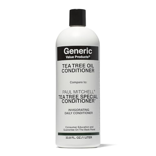 Generic Value Products Tea Tree Oil Conditioner, Helps Prevent Moisture Loss, Increases Body and Volume, Ideal for Daily Maintenance, Provides Incredible Shine, 33.8 Oz