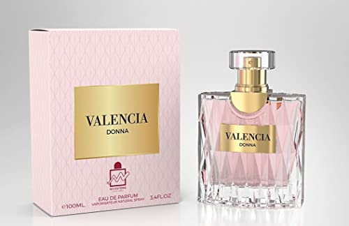 Milestone Valencia Donna Pour Femme - Eau de Parfum Vaporisateur Spray - Long Lasting EDP | 100 ml