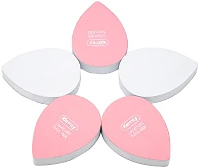 Nail Files and Buffers for Natural Nails Shine Polishers Buffer Blocks Fingernail Buffer Block 800/4000 Grit Pack of 5 (A-Drop)