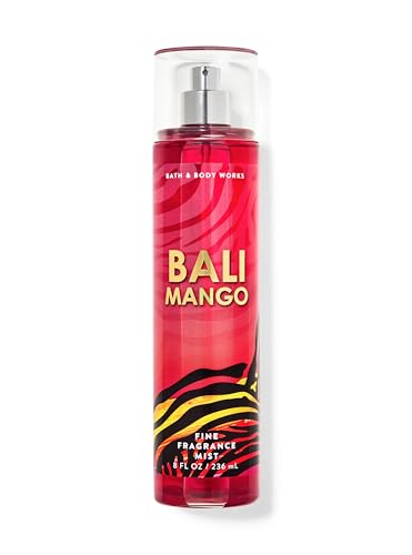 Bath and Body Bali Mango Fine Fragrance Mist 8 fl oz / 236 mL Fragrance notes: juicy mango, pink passionflower and luscious nectarine