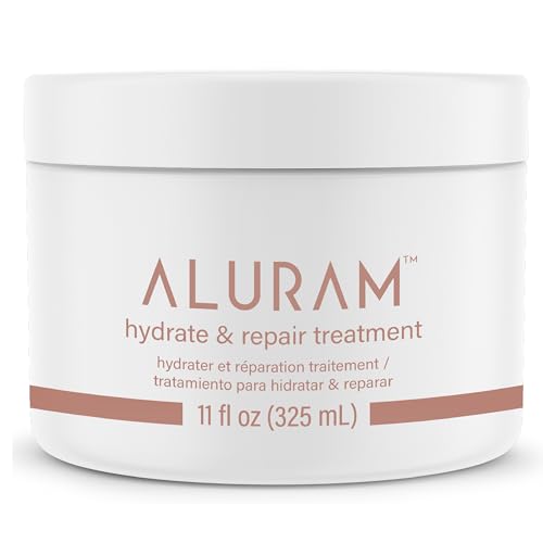 Aluram Hydrate & Repair Hair Treatment, Intense Moisture Infusion, Clean Hydration Boost for All Hair Types,11 Fl Oz