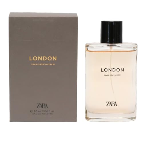 Zara London Savile Row Mayfair Cologne for Men EDT Eau De Toilette 90 ML (3.04 FL OZ)