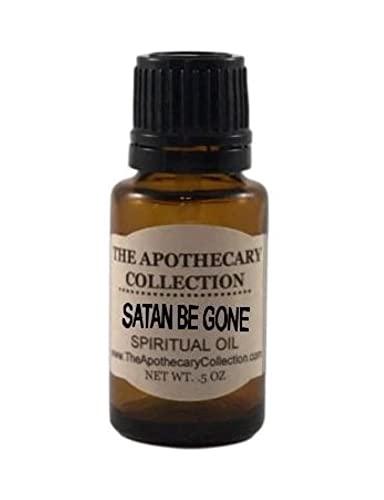 SATAN BE GONE Spiritual Oil (aceite) for Hoodoo, Voodoo, Santeria, Wicca, Rootwork, & Spells