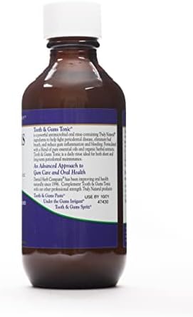 Dental Herb Company - Tooth & Gums Tonic (18 oz.) Mouthwash and Essentials Paste (Kit) - Truly Natural - Alchohol and Fluoride Free. Controls Bleeding and inflamed Gums and relieves Dry Mouth.