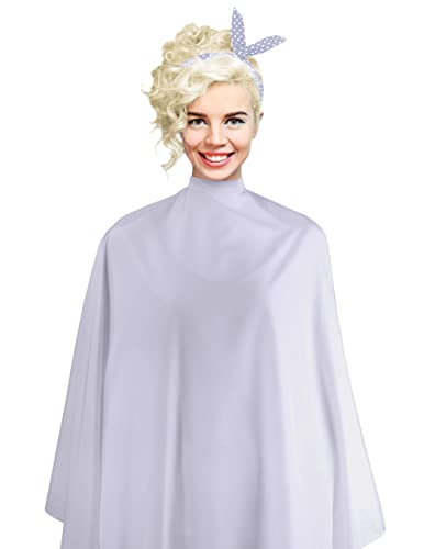 Cricket But First, Serotonin Hair Cutting Barber Salon Cape – Professional Hair Cutting Cape with with Durable, Adjustable Neck Closure, Comfortable and Lightweight Fabric - Mint