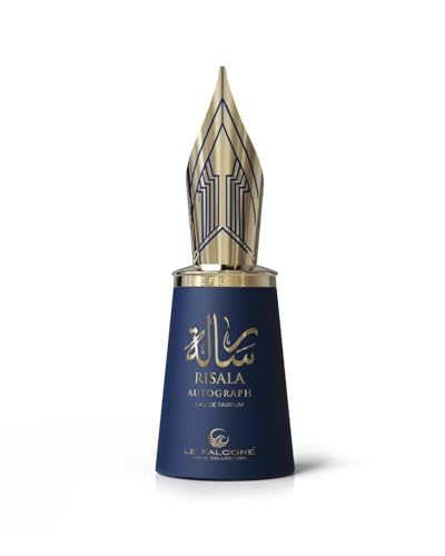 Risala Autograph 3.4 fl oz / 100 ml Eau de Parfum – unique unisex signature fragrance with lime, coconut, leather & ambergris – long lasting luxury