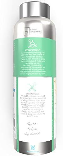 Dentist Formulated Nano Silver Xylitol Mouthwash with Calcium, PH Balanced, Enamel Strengthening Oral Rinse Alcohol and Fluoride Free (Wintermint)