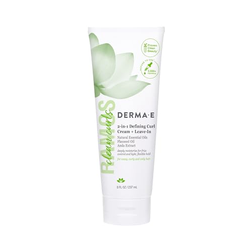 DERMA E Ramos 2-in-1 Defining Curl Cream + Leave-In, 8fl oz