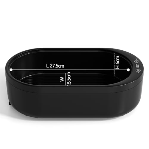 Small Paraffin Wax Machine for Hands - Small Size Hand Wax Paraffin Machine 2000ml With 3 packs of Paraffin Wax Kit Digital Display Screen for Paraffin Bath