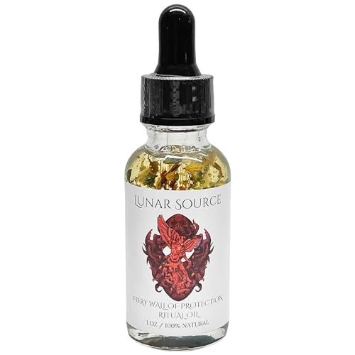 Spiritual Fiery Wall of Protection Ritual Oil | Pagan Anointing Prayer Witchcraft Conjure Spell Magickal Oil Witchy Hex Jinx Reversal Dragon's Blood Magic