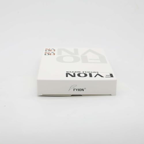 FVION Cuticle Trimmer – Professional Cuticle Nippers, Rubber Coated Handle Manicure Tools – Stainless Steel Cuticle Cutter for Nails (5mm), Red