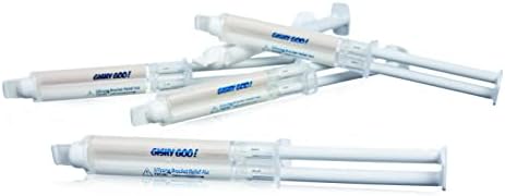 Gishy Goo! Dental Wax Replacements for Orthodontics. Pain Relief, Bubblegum Flavor and Unnoticeable Tooth Colors, 1 Patient Syringe Kit from Ultradent