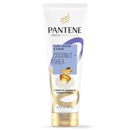 Pantene Pro-V Miracles Curl Define & Shine Coconut + Shea 1 Minute Miracle Conditioner 10.9 FL OZ