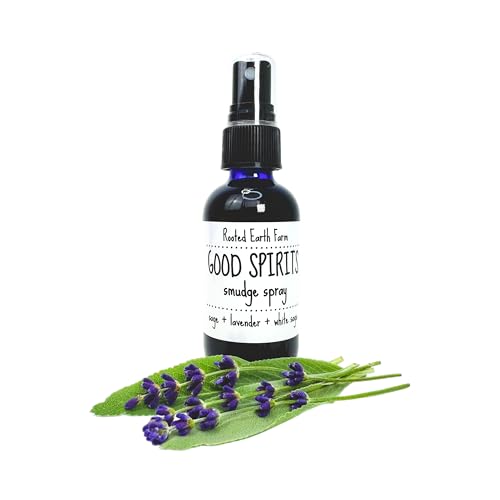 Good Spirits Smudging Spray - 2 fl oz - White Sage Smudge Spray - Crystal Cleansing - Sage Spray