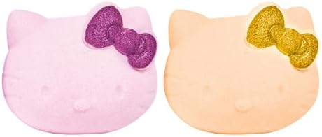 The Crème Shop x Hello Kitty Hello Fizzy! Bath Bomb Duo | Holiday Gift Sets | Stocking Stuffers | Aromatherapy Bath Bombs (2 Pack)