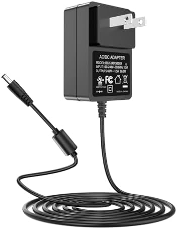 for Sunuv Nail Lamp Power Supply UL Listed, 24Vdc Power Supply Compatible with SUNUV SUN3 SUN2C Sun 4 SUN6 SUN8 SUN9C 48W UV LED Nail Lamp Gel Nail Polish Dryer