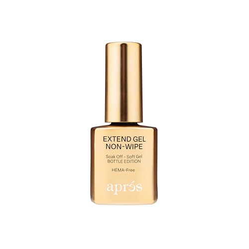 APRÉS Nail Non-Wipe Extend Gel, Soak Off HEMA-Free Gel-X Tips Adhesive 15ml / 0.5oz