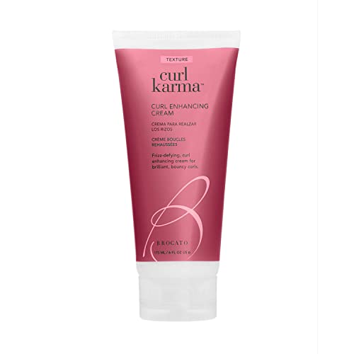 Curl Karma, Curl Enhancing Cream, 6 Fl Oz | Defining & Moisturizing Crème | Fights Frizz, Adds Bounce & Shape | All Day Control
