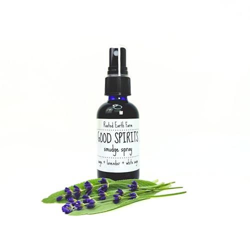 Good Spirits Smudging Spray - 2 fl oz - White Sage Smudge Spray - Crystal Cleansing - Sage Spray