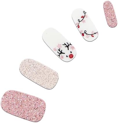 Dashing Diva Gloss - UV Free, Chip Resistant Gel Nail Strips | Contains 32 Wraps, 1 Prep Pad, 1 Nail File